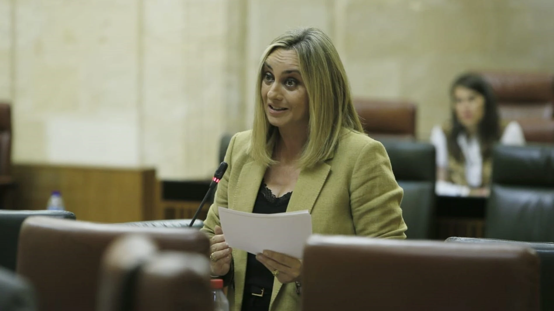 La consejera de Fomento, Articulación del Territorio y Vivienda, Marifrán Carazo. JUNTA DE ANDALUCÍA