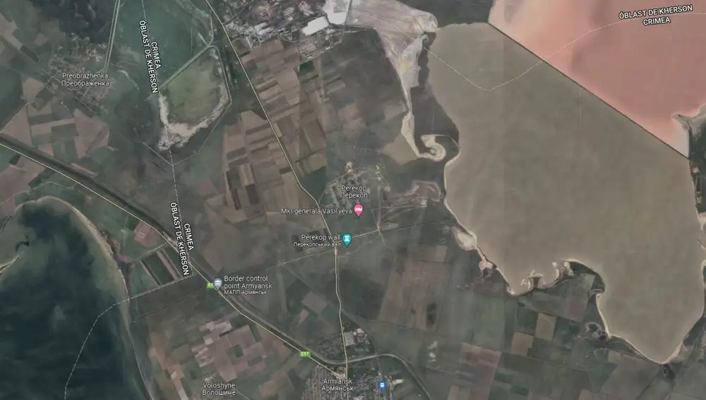 Istmo de Perekov, clave para controlar el acceso a la península de Crimea