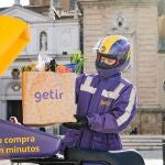 Un repartido de Getir