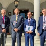 El viceconsejero Jesús García-Cruces, y los presidentes de SEFAC y SERMERGEN, Vicente J. Baixauli, y José Polo, inauguran el congreso