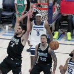 El español Santi Aldama, jugador de los Memphis Grizzlies de la NBA