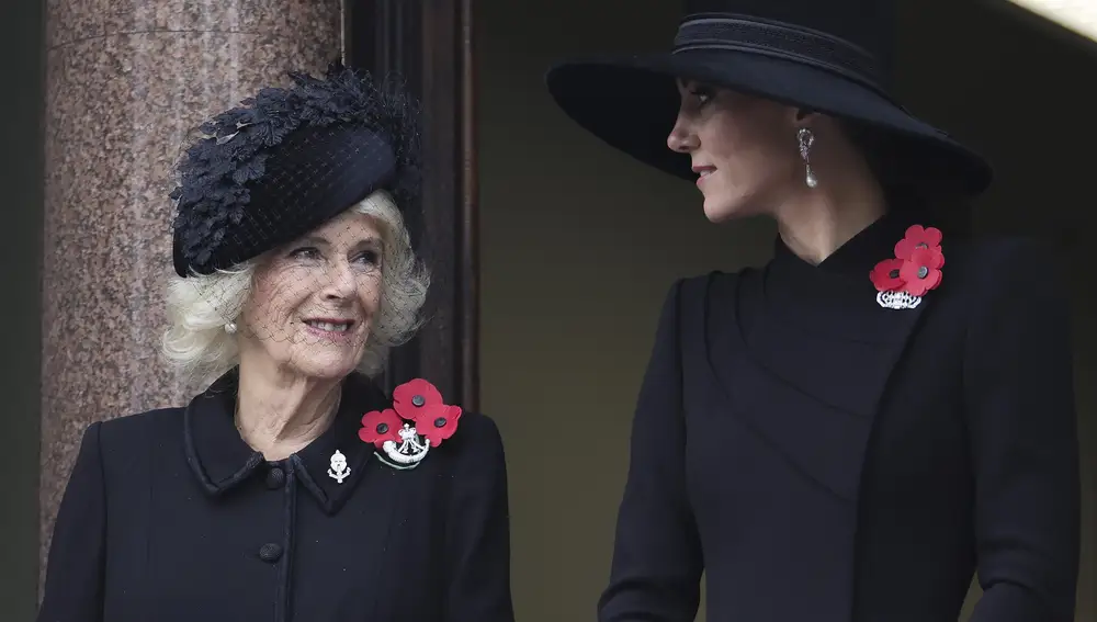 La reina Camilla y Kate Middleton
