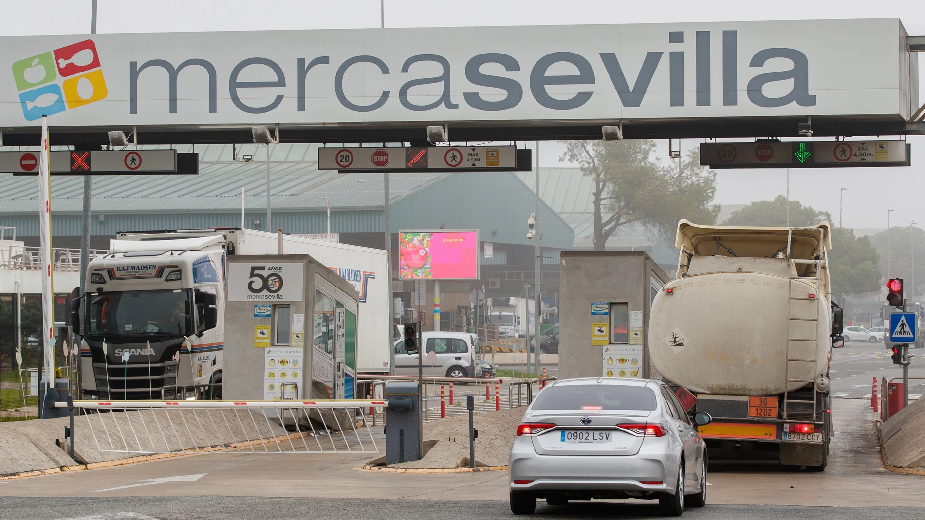 La entrada a Mercasevilla