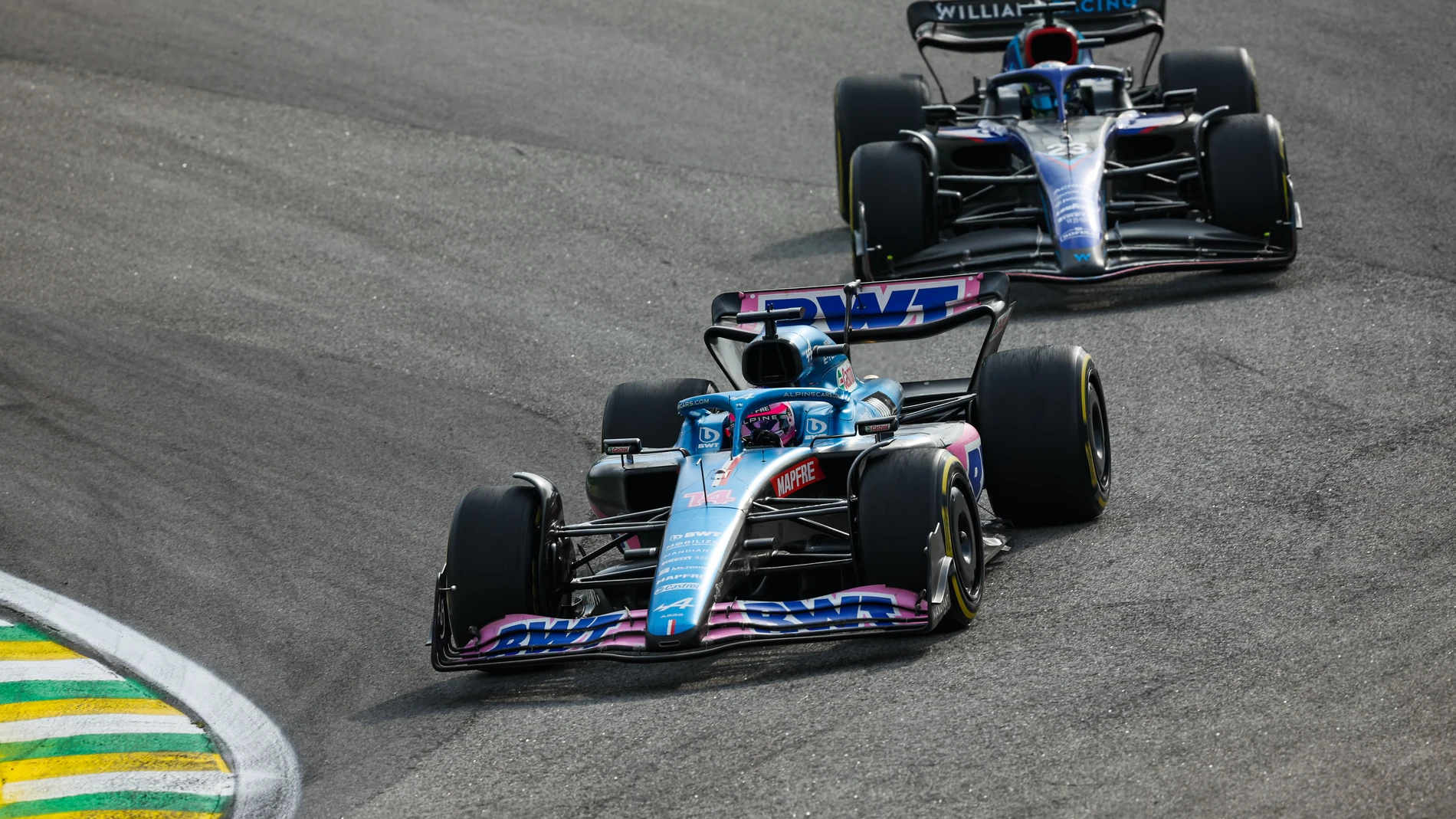Fernando Alonso, en el Gran Premio de Sao Paulo