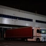 Un camión aparcado en el Centro de Transportes de Madrid