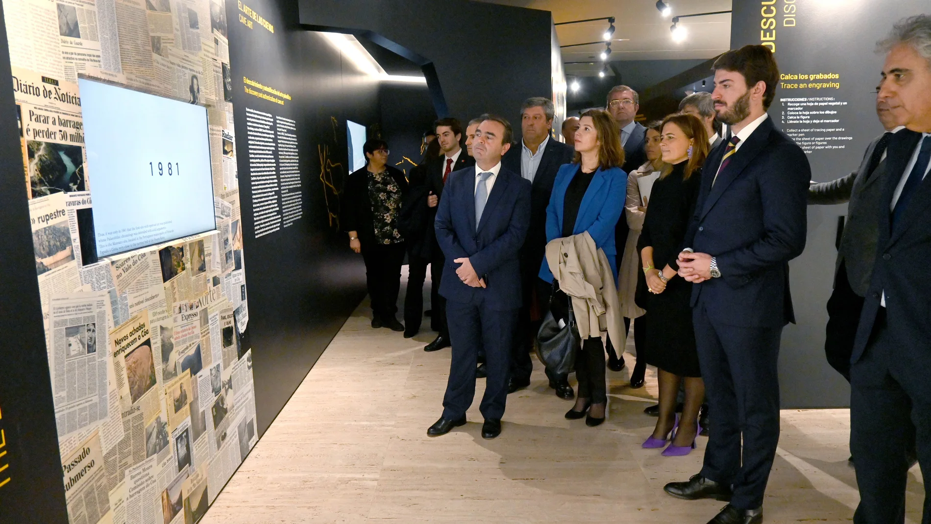 García-Gallardo inaugura en Madrid la muestra sobre Siega Verde