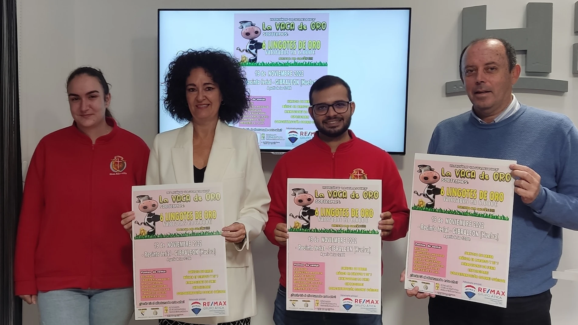 Presentación del evento 'La Caca de la Vaca' de Gibraleón. DIPUTACIÓN DE HUELVA