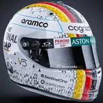 Casco que lucirá Vettel en su carrera de despedida.