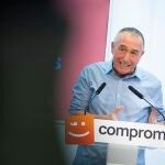 El candidato de la coalición valencianista a la Generalitat, Joan Baldoví