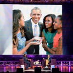 Presentación del último libro de la ex primera dama de EE UU Michelle Obama junto a Ellen DeGeneses en Washington
