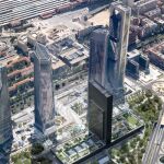 Cinco de los rascacielos más altos de Madrid