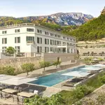 Recreación del hotel de Branson en Mallorca.