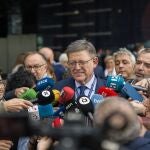 El presidente de la Generalitat valenciana, Ximo Puig