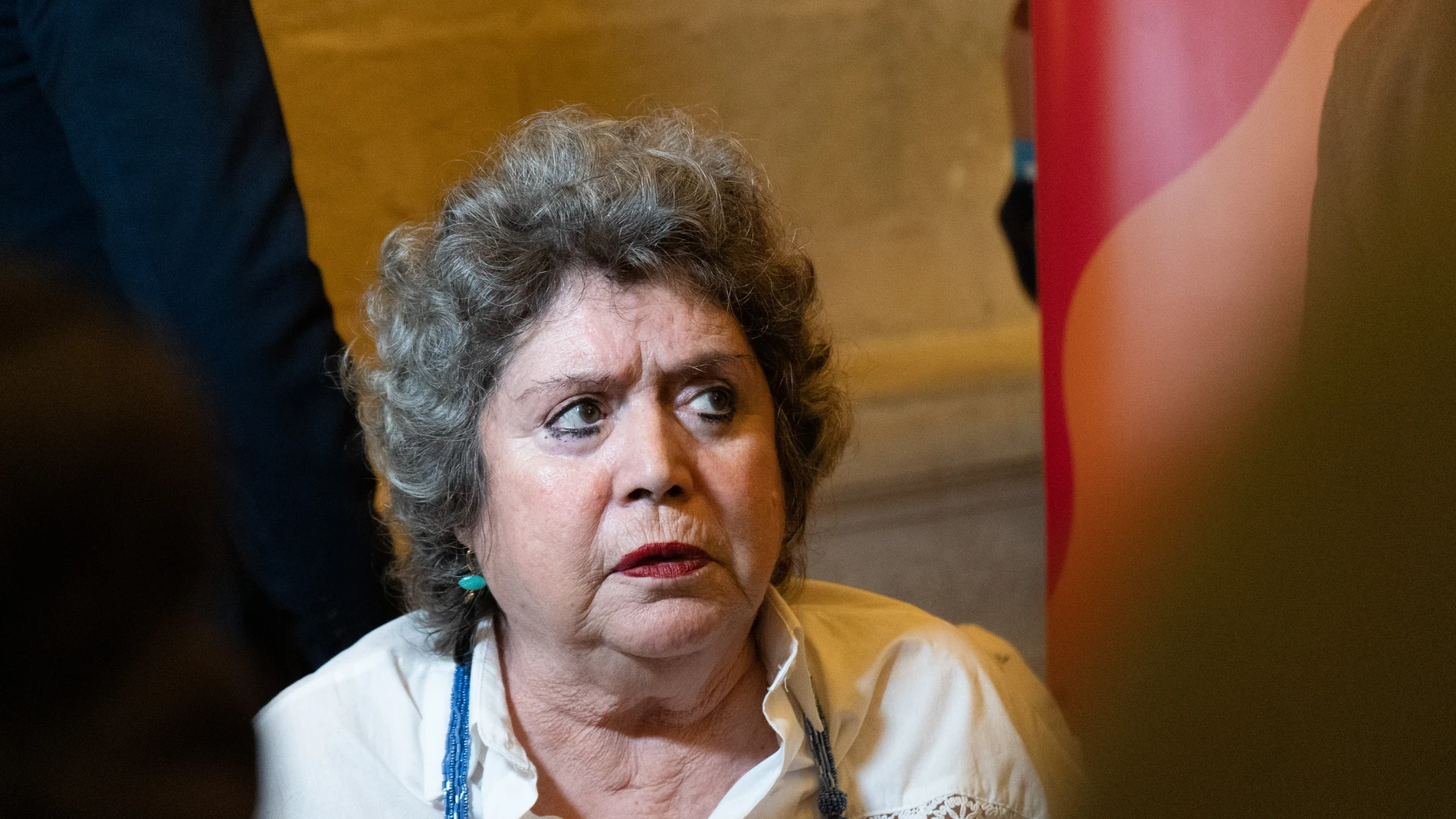 María Jiménez en el Ayuntamiento de Sevilla