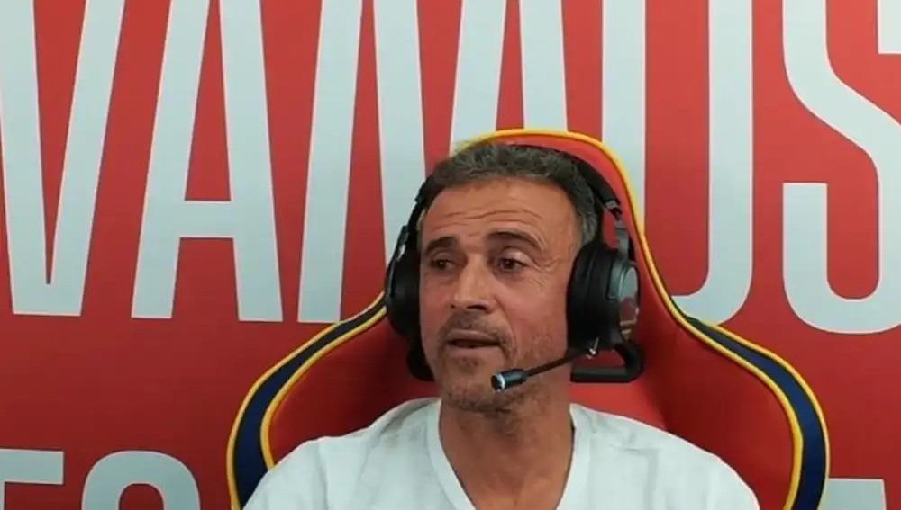 Luis Enrique, en directo