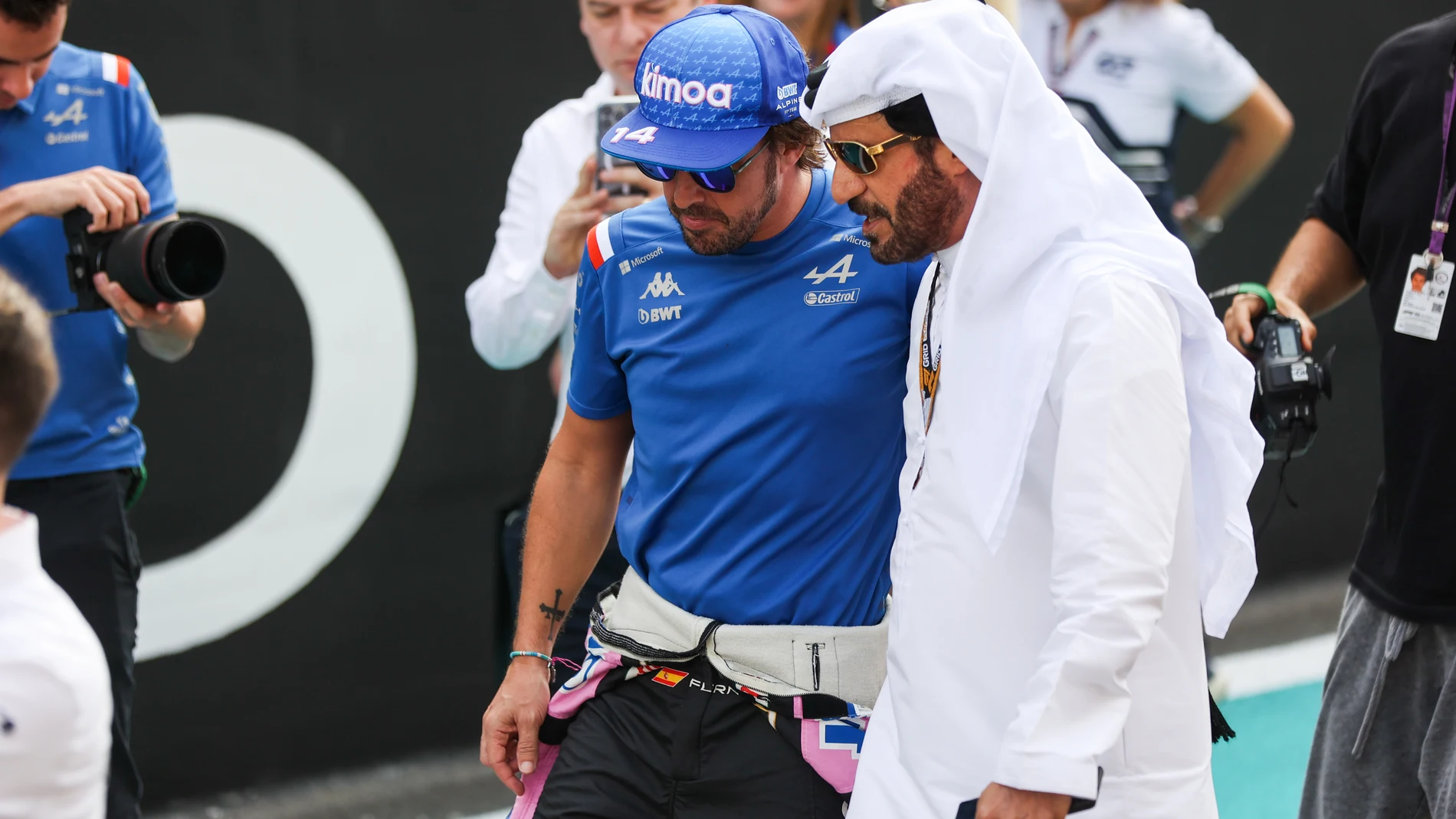Fernando Alonso no ha podido terminar el Gran Premio de Abu Dhabi de F1