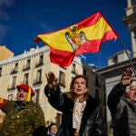 Participantes ayer en la concentración de Movimiento Católico Español en Madrid