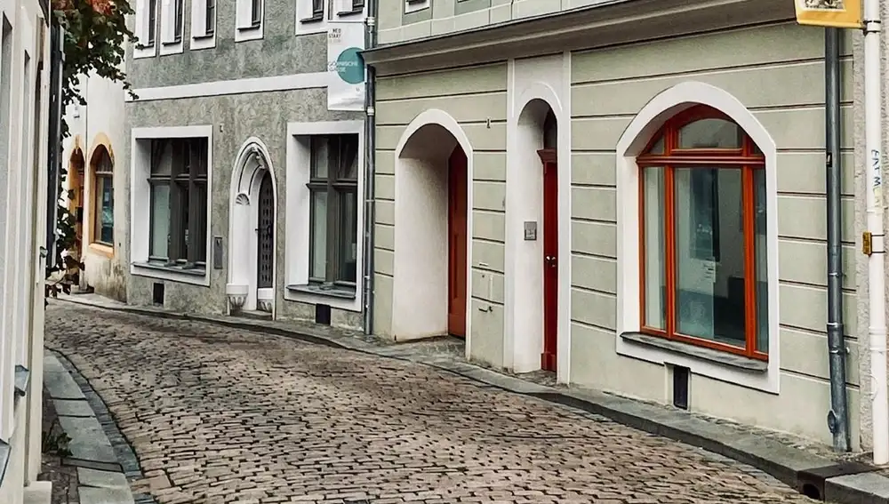 Foto de la calle Görnische Gasse, números 2 y 3.