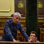 Oscar Matute (EH Bildu) toma la palabra durante el pleno del Congreso de los Diputados en Madrid que da comienzo al debate de cuatro días de las enmiendas a los Presupuestos de 2023