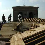 Trabajos de reforma en tejados e iglesias de la provincia de Burgos