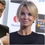 Corinna Larsen y su primer marido, Philip Adkins