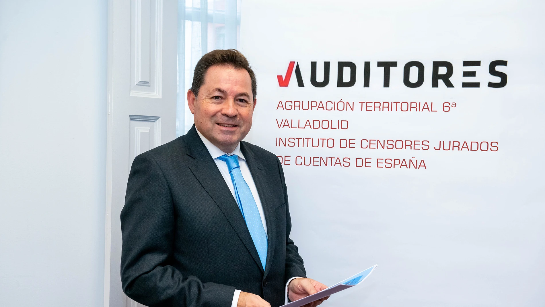 El presidente de la Agrupación de Castilla y León del Instituto de Censores Jurados de Cuentas de España, Rodrigo Cabrejas