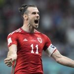 Gareth Bale celebra el gol que le daba el empate a Gales ante Estados Unidos