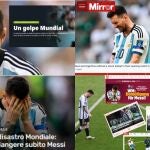 Los medios de todo el planeta recogen el fiasco de Argentina en Qatar