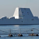 El destructor USS Zumwalt de la Marina de EEUU