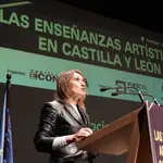 La consejera de Educación, Rocío Lucas, clausura la jornada "Las Enseñanzas Artísticas en Castilla y León"