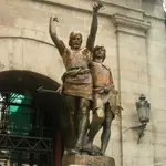 Monumento a Indíbil y Mandonio, en Lérida.