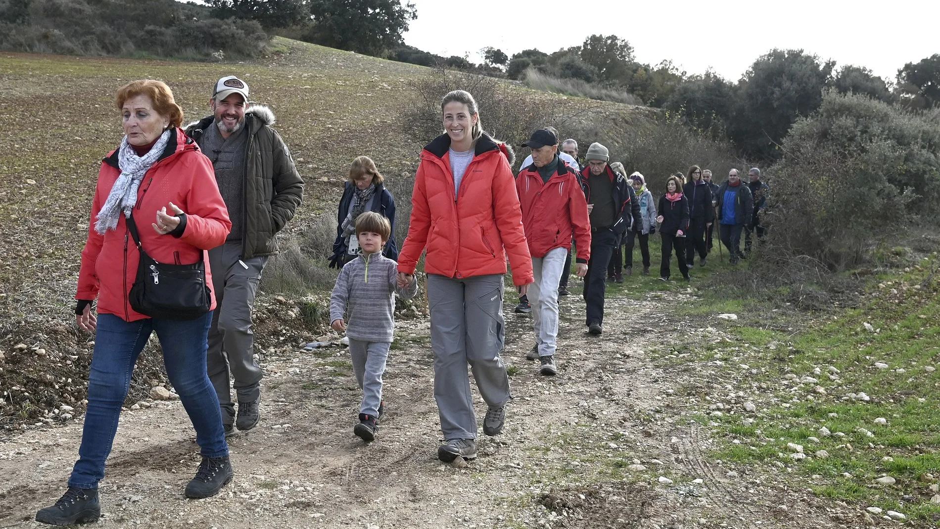 Marcha a pie a los yacimientos de la sierra de Atapuerca