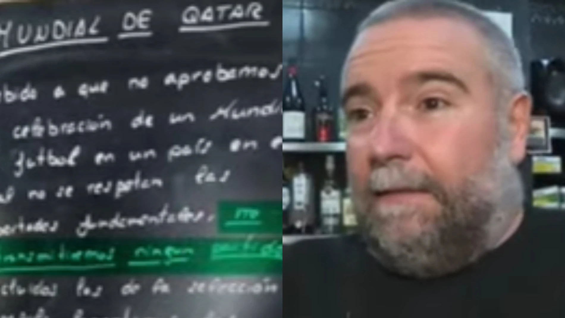 El bar de Valencia que se niega a emitir el Mundial