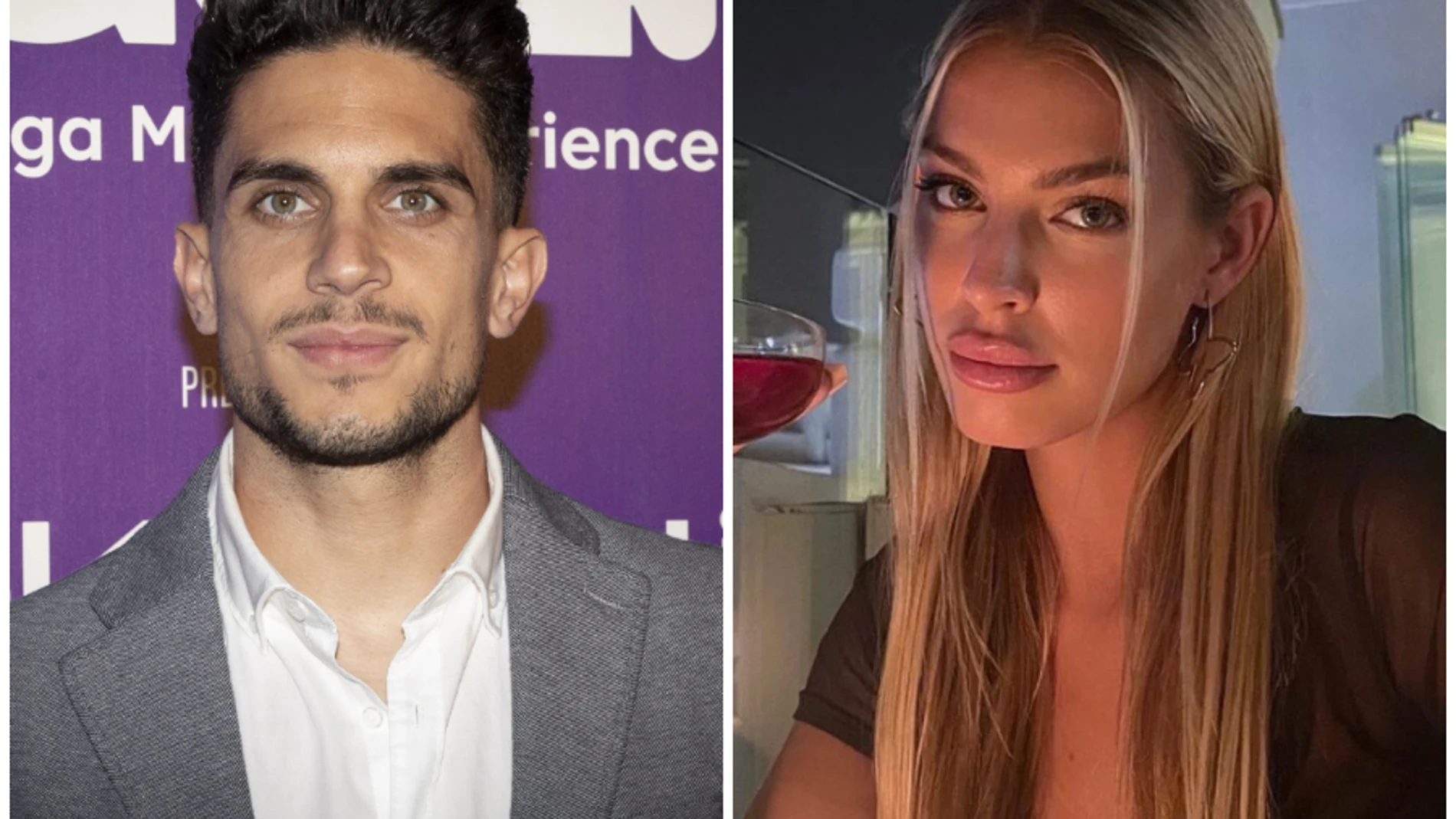 Marc Bartra y Jessica Goicoechea