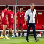 Irán en su último entrenamiento antes del partido ante Estados Unidos