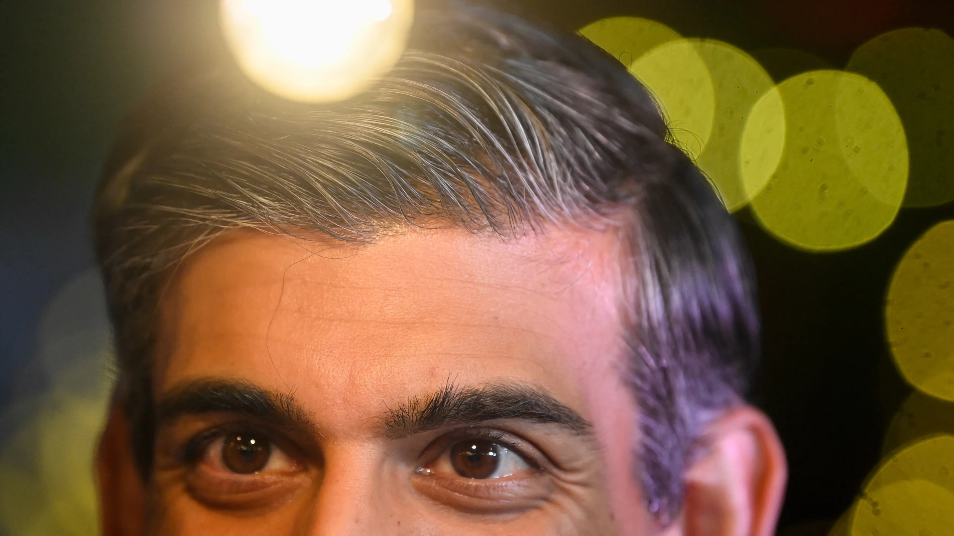 El primer minsitro Rishi Sunak en un mercadillo navideño este viernes 2 de diciembre