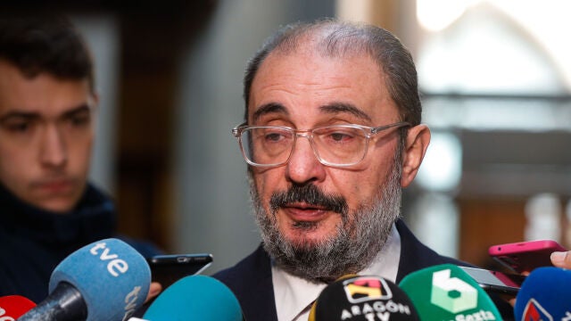 El presidente del Gobierno de Aragón, Javier Lambán