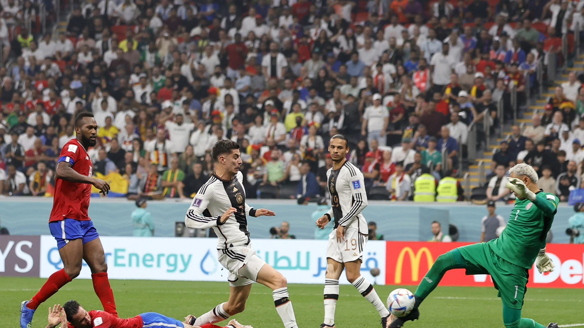 Havertz marca uno de los goles de Alemania a Costa Rica, aunque el triunfo no sirvió para clasificarse