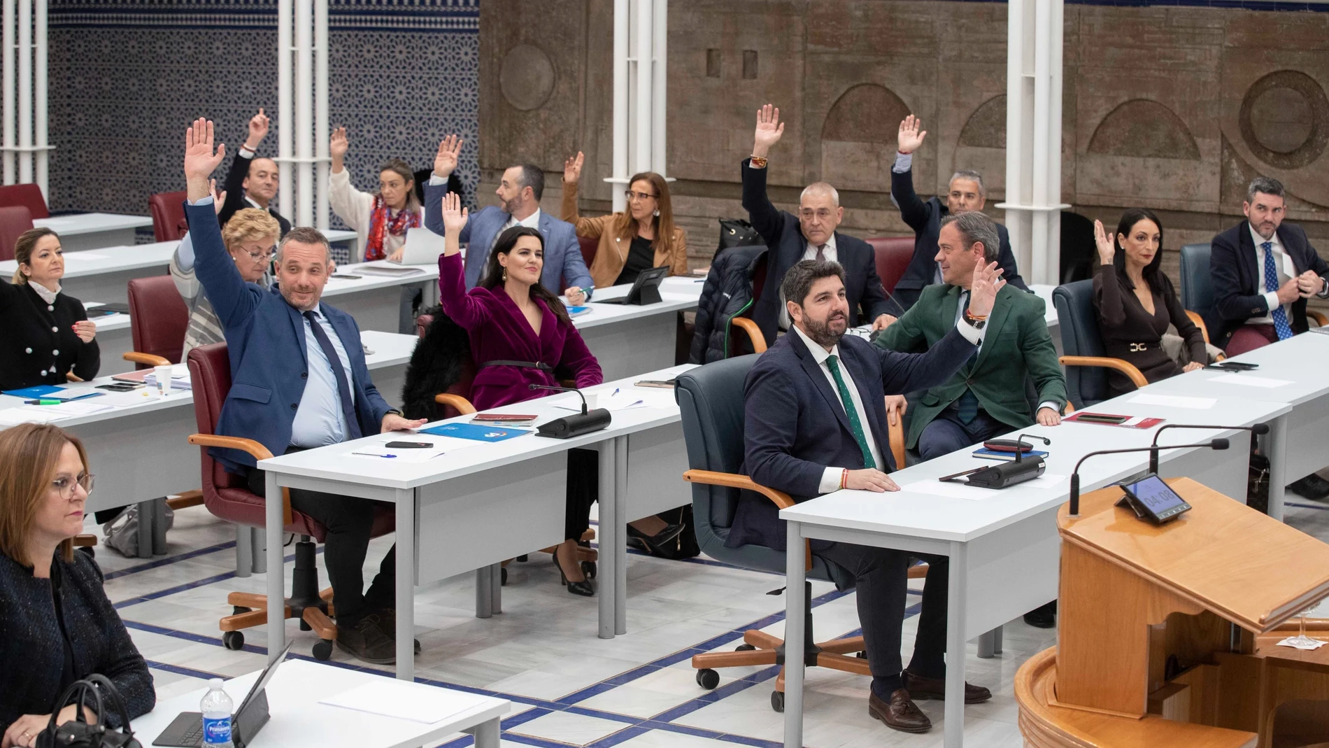 El Proyecto de Ley de Presupuestos Generales de la Comunidad Autónoma para 2023 supera el debate de totalidad con los votos favorables de la mayoría del Pleno de la Cámara y continuará su tramitación en la Asamblea Regional