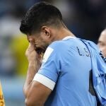Luis Suárez no pudo evitar las lágrimas tras la eliminación