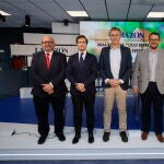 De izquierda a derecha, Ignacio Rodríguez Burgos, Alejandro de Mollinedo, Antonio Zamora, Carlos Magán y Jorge Torres