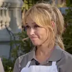 Patricia Conde instantes antes de ser eliminada a las puertas de la final