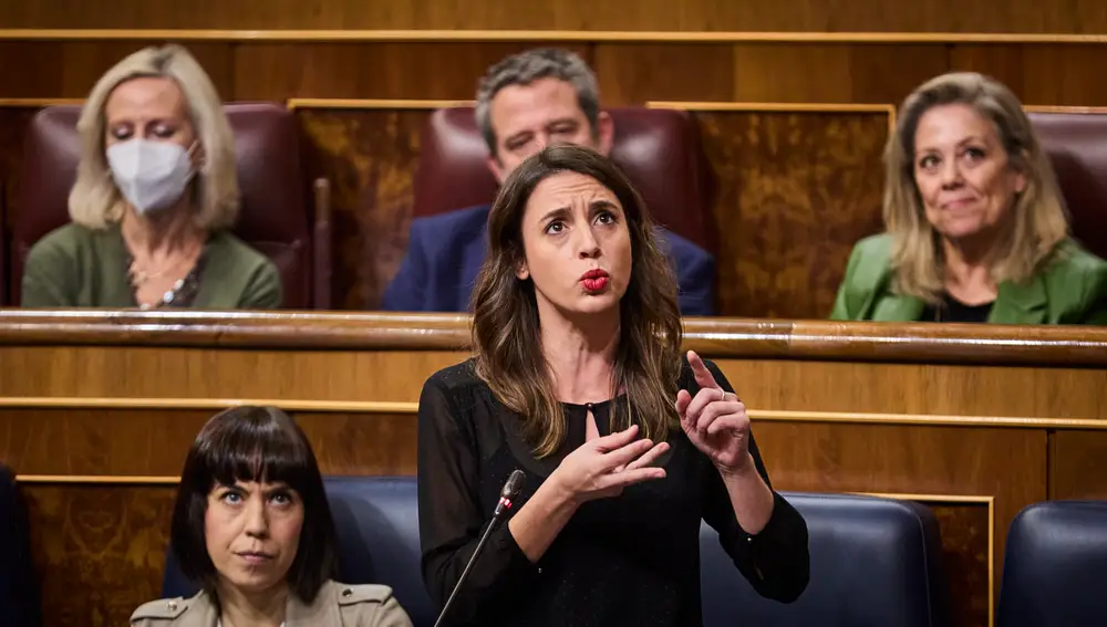 La ministra de Igualdad, Irene Montero