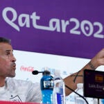 Luis Enrique, en la conferencia de prensa