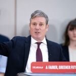 Keir Starmer, el líder laborista, presenta en la Universida de Leed sus planes para reforma Reino Unido