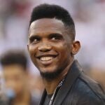 Samuel Eto'o en pleno evento