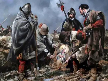 Representación pictórica del "Milagro de Empel" Representación pictórica del "Milagro de Empel"