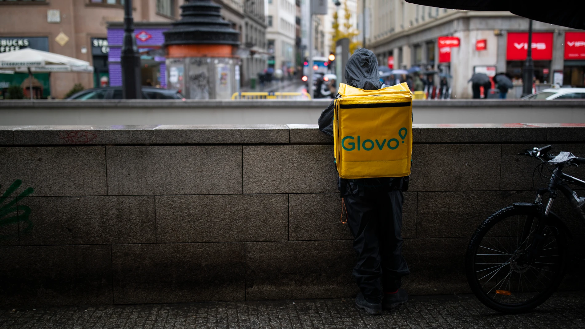 Repartidor de Glovo en Madrid