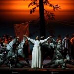 Imagen de la ópera "La sonnambula", en el Teatro Real