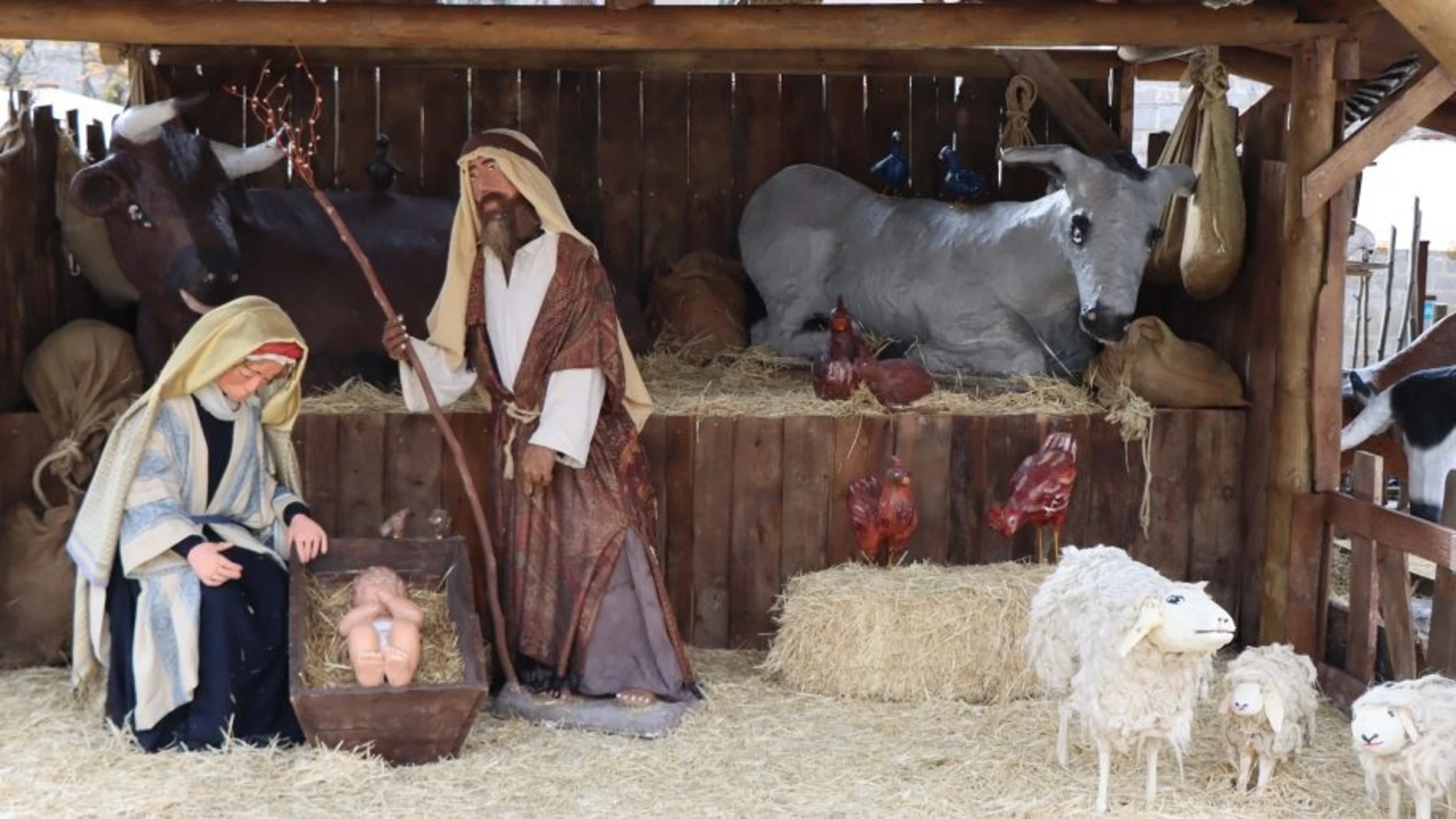 Imagen del Belén de San Lorenzo de El Escorial